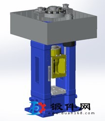 630噸模鍛設備電動螺旋壓力機法蘭鍛造設備