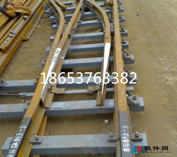 工礦鐵路配件生產(chǎn)銷售 DK715-5-20單開(kāi)道岔 礦用道岔