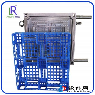 托盤模具-四面進(jìn)叉塑膠卡板模具-網(wǎng)格川字型塑料托盤模具