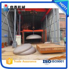 供應(yīng)封頭拋丸機(jī)，封頭噴砂機(jī)，封頭除銹機(jī)